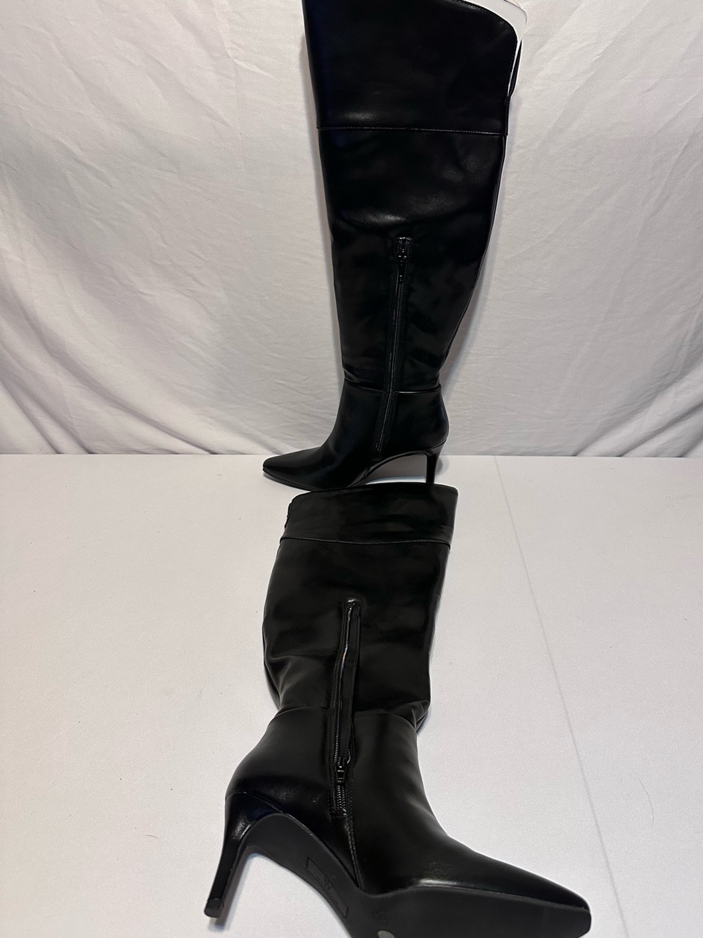 Worthington Black Over-the-Knee Pointed Stiletto Boots